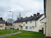 Stowlawn houses around a green